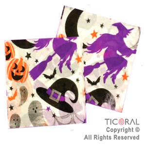 SERVILLETA HALLOWEEN DISE�OS X 20